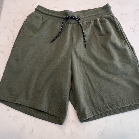 Aeropostale Sleep Shorts Men’s Medium Olive Green Drawstring Lounge Pajama Short - Picture 1 of 8
